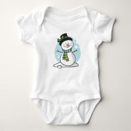 Body Para Bebê Cute Snowman Baby Bodydress