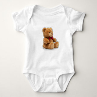 Body Para Bebê Cute Teddy Bear Art Double-Sided Graphic T-Shirt
