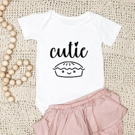 Body Para Bebê Cutie Pie | Queda Bebê - Bebê de Ação de Graças