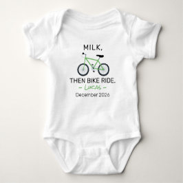Body Para Bebê Cycling Baby Shower Milk Then Bike Ride - Biking