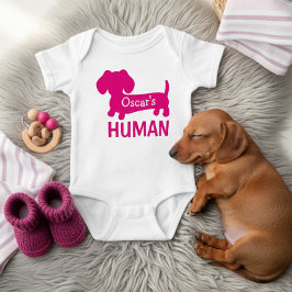 Body Para Bebê Dachshund é o melhor personalizado humano