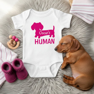 Body Para Bebê Dachshund é o melhor personalizado humano