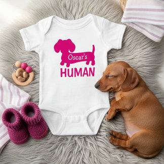 Body Para Bebê Dachshund é o melhor personalizado humano