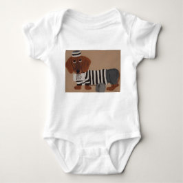 Body Para Bebê Dachshund Treat Thief inmate