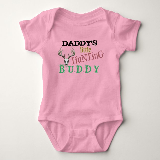 Body Para Bebê Daddys Hunting Buddy (Frente)
