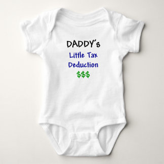 Body Para Bebê Daddys pouca dedução fiscal