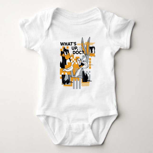 Body Para Bebê DAFFY DUCK™ & INSETOS BUNNY™ Glitch (Frente)