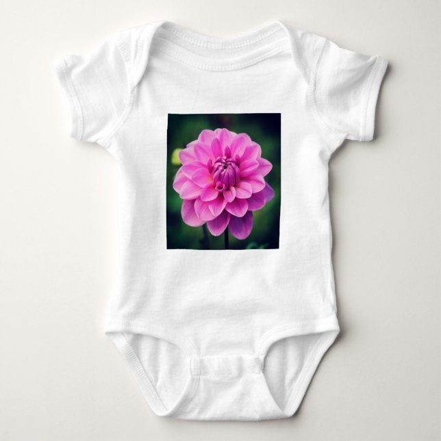 Body Para Bebê Dahlia Rosa (Frente)