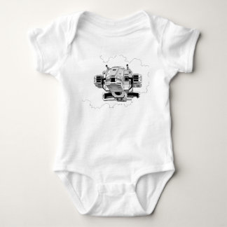 Body Para Bebê Daileon nuvens