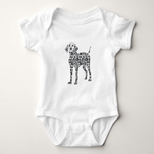 Body Para Bebê Dalmation (Frente)