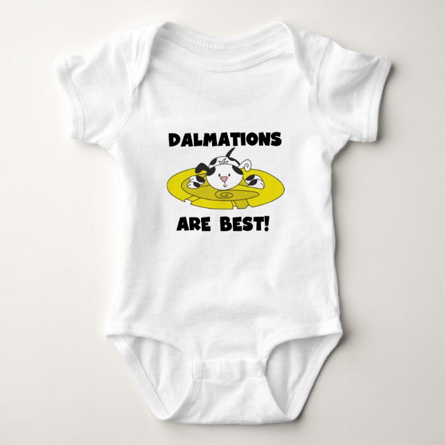 Body Para Bebê Dalmations são as melhores t-shirts e presentes (Frente)