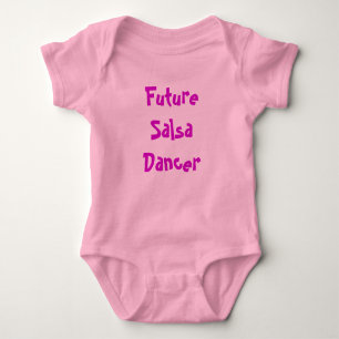 Body Para Bebê Dançarino futuro da salsa
