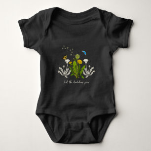 Body Para Bebê Dandelions Cultivam o Design da Natureza