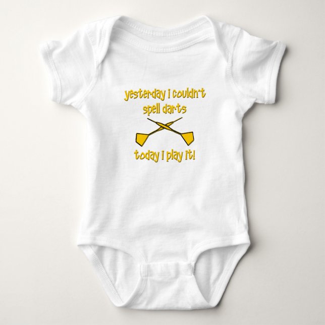 Body Para Bebê Dardos (Frente)