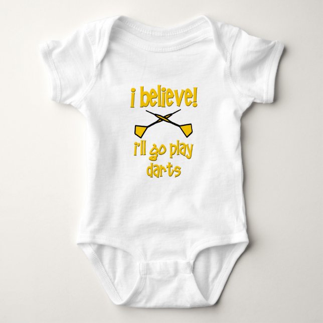 Body Para Bebê Dardos engraçados (Frente)