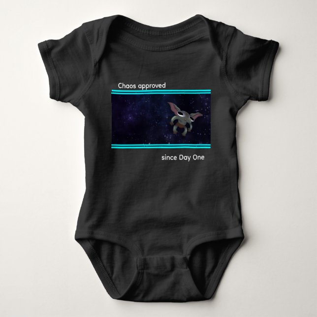 Body Para Bebê Daryl Chaos Approved Baby T-Shirt   (Frente)