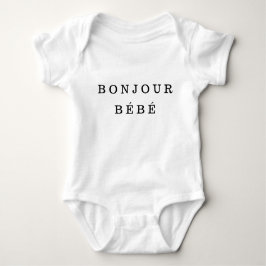 Body Para Bebê De "Bodysuit do bebê do jérsei Bonjour Bébé"