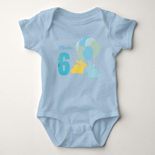 Body para bebê de cinco meses (Frente)