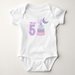 Body para bebê de cinco meses