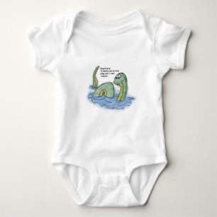 Body Para Bebê De "Nessie cara Terra" -