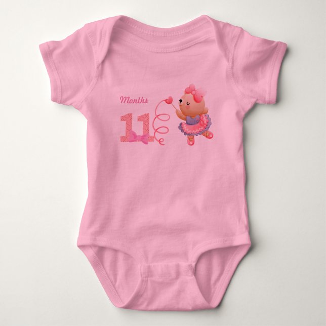 Body para bebê de onze meses (Frente)