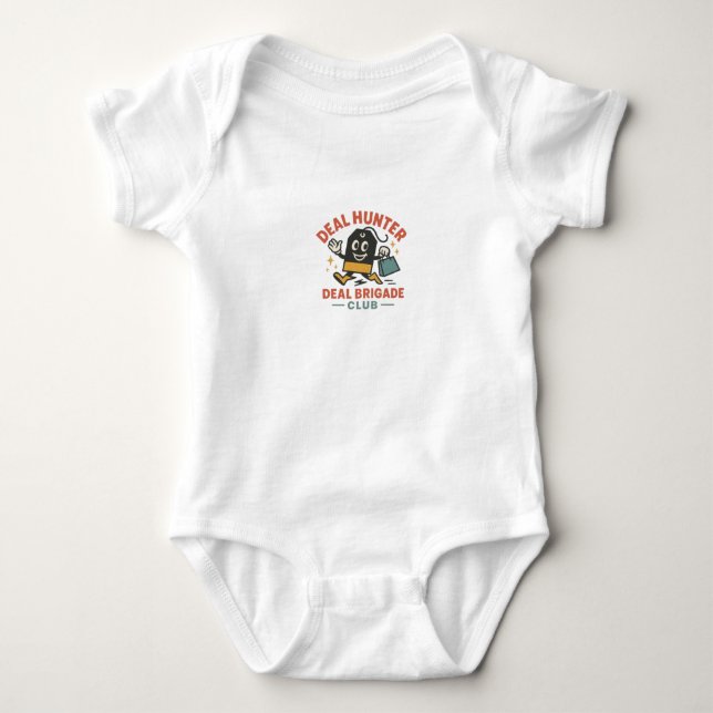 Body Para Bebê Deal Hunter Club (Frente)
