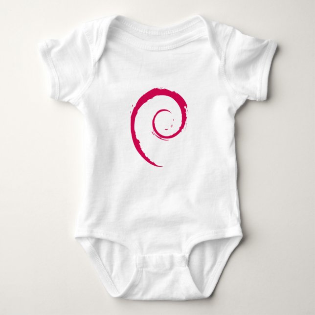 Body Para Bebê Debian (Frente)