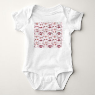 Body Para Bebê Deco de arte, papel de parede elegante.