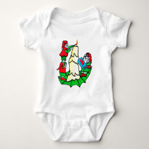 Body Para Bebê DECORAÇÃO DE NATAL ELVES criança