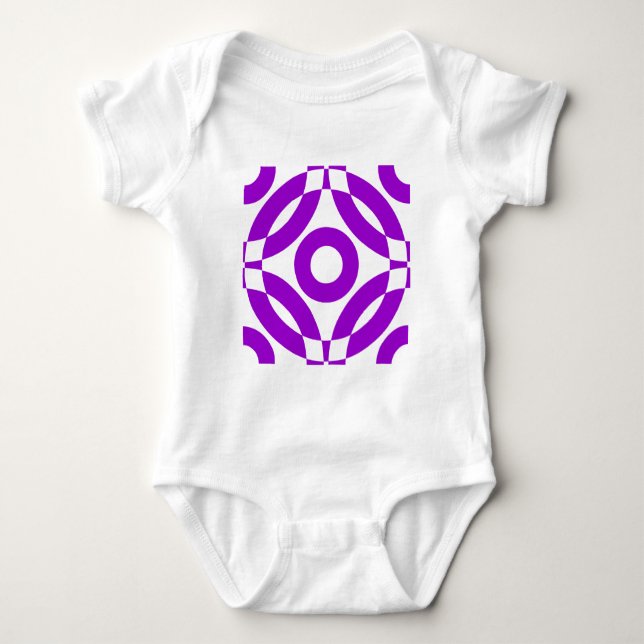 Body Para Bebê Decorativo 02 - Roxo (Frente)