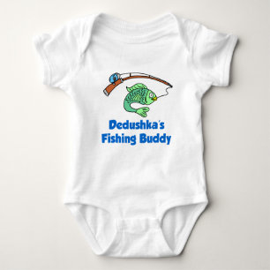 Body Para Bebê Dedushka Fisheries Buddy