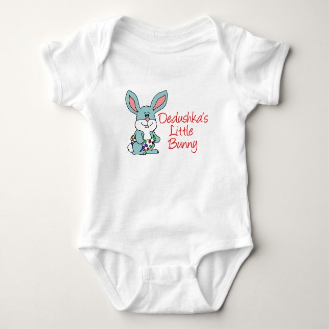 Body Para Bebê Dedushka's Little Bunny (Frente)