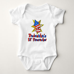 Body Para Bebê Dedushka's Little Firecracker