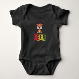 Body Para Bebê Deer Blk