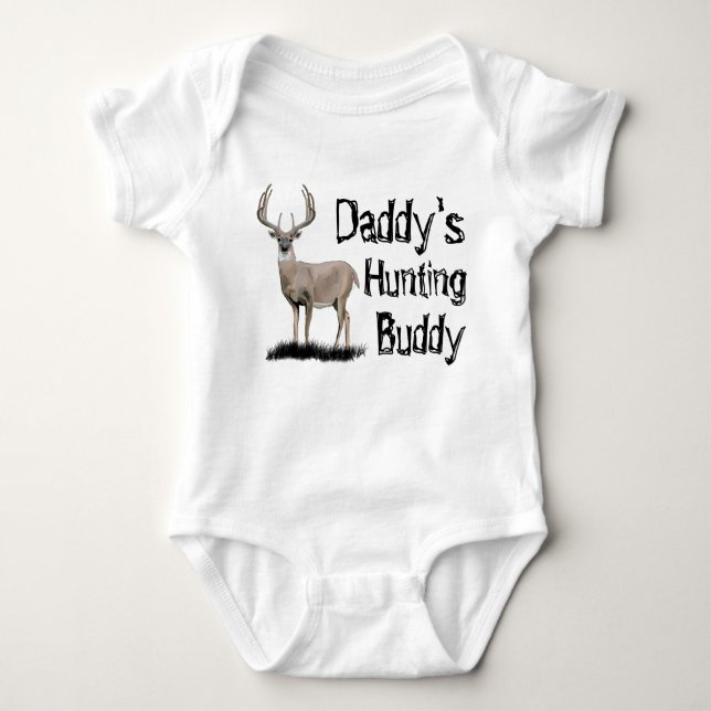 Body Para Bebê Deer Hunting Buddy Baby Bodydress (Frente)