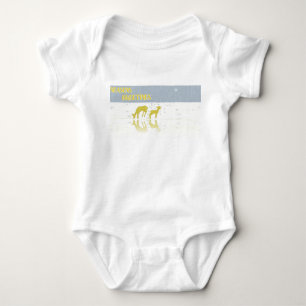 Body Para Bebê Deer Refletion-Star
