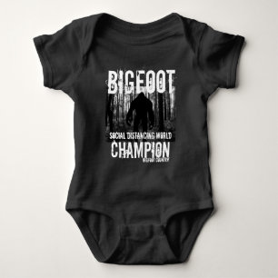 Body Para Bebê Defensor de Distância Social Bigfoot