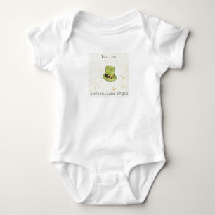 Body Para Bebê Deixe os Shenanigans começar Cuties afortunado