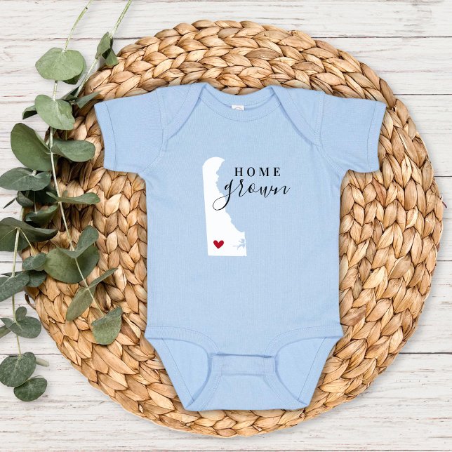 Body Para Bebê Delaware Home Grown State Tee (Criador carregado)