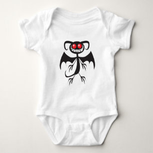 BODY PARA BEBÊ DEMÓNIOS PRETOS