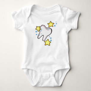 Body Para Bebê Dente Sparkling
