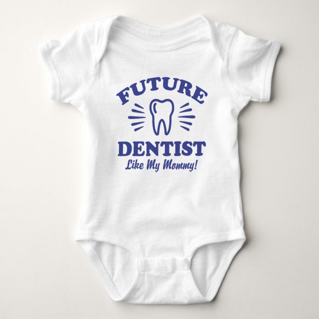 Body Para Bebê Dentista Futuro Como Minha Mamãe (Frente)