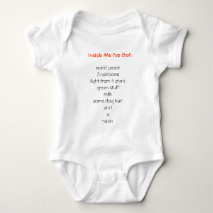 Body Para Bebê Dentro de mim I've obtido: