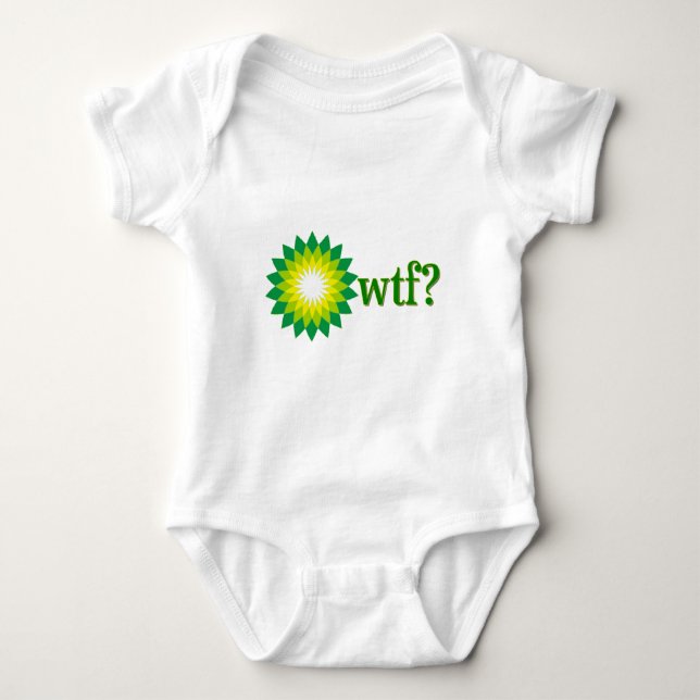 BODY PARA BEBÊ DERRAMAR DE ÓLEO WTF DE BP (Frente)