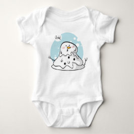 Body Para Bebê Derreter Snowman