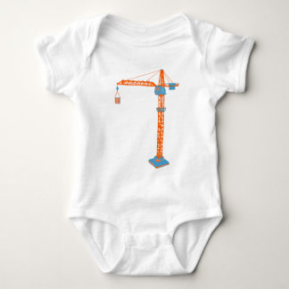 Body Para Bebê Desenho da grua de brinquedos para crianças
