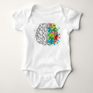 Body Para Bebê Desenho de ideia de psicologia da mente