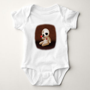 Body Para Bebê Desenhos animados da boneca do Voodoo no amor