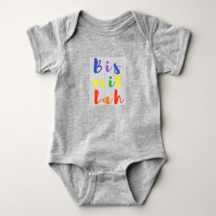 Body Para Bebê Desgaste do bebê de Bismillah
