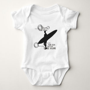 Body Para Bebê desgaste do surfista